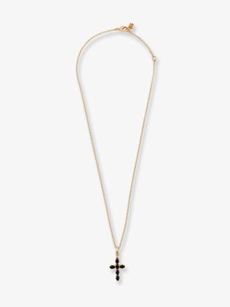Dolce & Gabbana Collana in ottone con pendente croce - DOLCE & GABBANA - gender_Woman