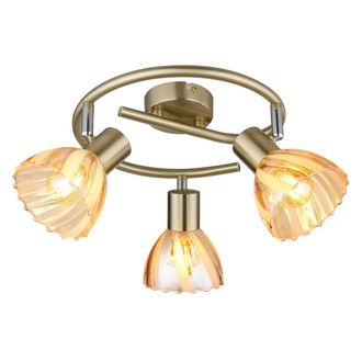 Globo Lighting Globo - Foco - Zachery - Bronce - Vidrio - &Oslash; 46cm - E14