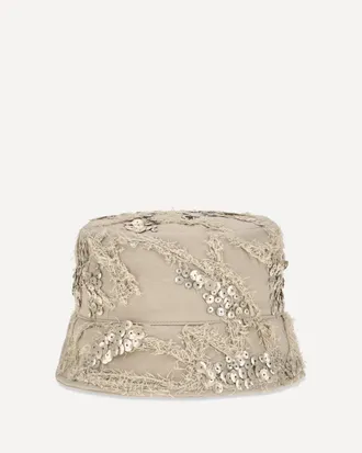 Brunello Cucinelli Embroidered sequin Bucket Hat Female M