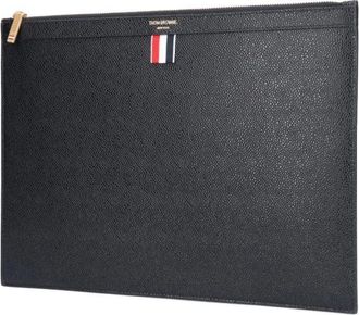 Thom Browne Crossbody Bags - Pebble Grain Pouch - Black - Gr. unisize - in Schwarz - f&uuml;r Damen