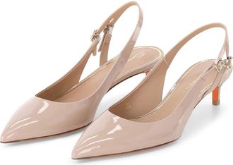 Santoni Pumps - Dames - Pumps - Roze - 37 EU - Leer - Schoenen