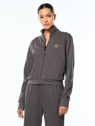 Sergio Tacchini Womens Lineo Track Jacket in Asphalt at Nordstrom, Size Xx-Large