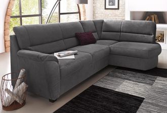 Sit&more Ecksofa »Pandora L-Form« wahlweise mit Bettfunktion und Bettkasten