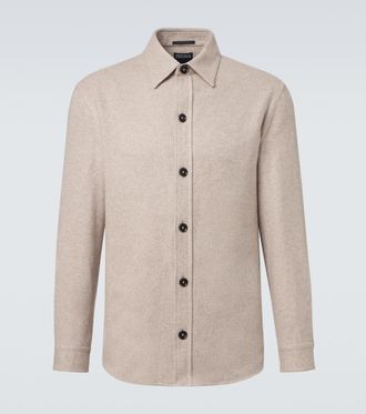 Ermenegildo Zegna Sobrecamisa de cachemir y seda