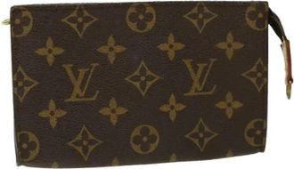 Louis Vuitton Pre-owned Canvas Pouch - Dames - Vintage Clutch - Bruin - ONE Size - Vintage