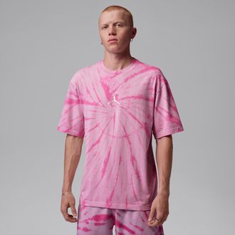 Nike Jordan Mens Jordan Brooklyn Tie-Dye Festival T-Shirt in Pink | IF3150-676
