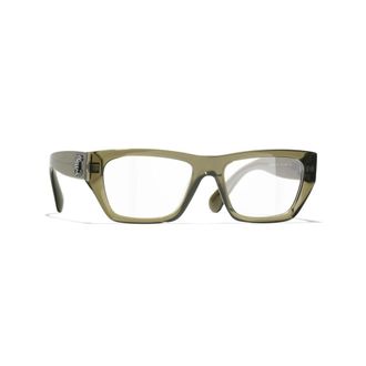 Chanel Dames, Accessoires, Groen, Maat: 52 MM Tweed