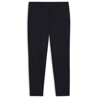 BOSS Tapered-fit pants in micro-patterned stretch jersey