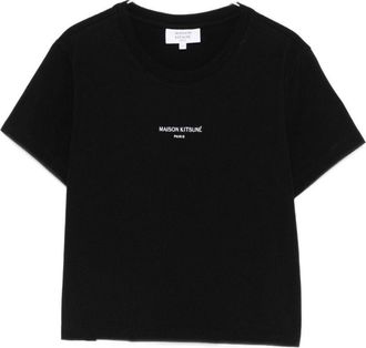 Maison Kitsun&eacute; Logo Cotton T Shirt