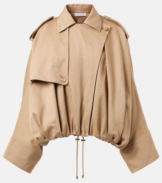 Gabriela Hearst Hunt cotton twill trench jacket