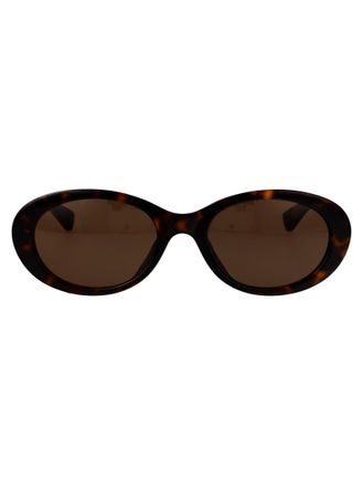 Bottega Veneta Runde Sonnenbrille Bv1415 Sk 002