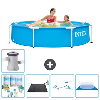 Intex Piscina Con Estructura Redonda - 244x51 Cm - 7-piezas S20984