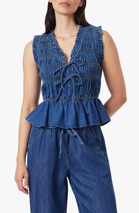 Habitual Ruffle Denim Tank Top in Laguna at Nordstrom Rack, Size X-Small