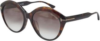 Tom Ford Pre-owned Accessories, female, Brown, Size: ONE SIZE Pre-owned Plastic sunglasses