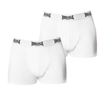 Lonsdale Boxershorts voor heren (Set van 2) (Wit)