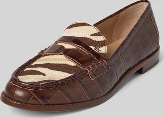 Lauren Ralph Lauren Loafer mit Strukturmuster Modell Wynnie in Offwhite, Größe 37,5