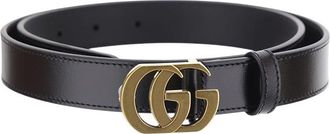 Gucci Black GG Buckle Belt