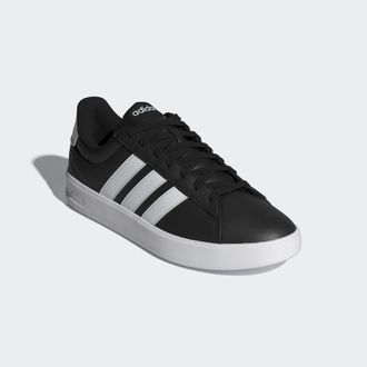 adidas Mens GRAND COURT 3.0 SHOES - White/Green - Size UK 13.5
