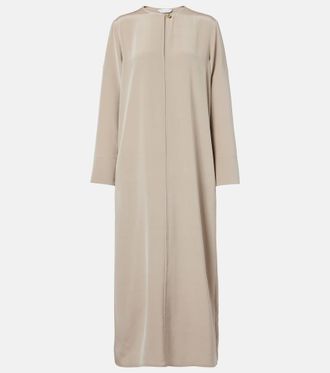 Max Mara Unghia silk-blend midi dress