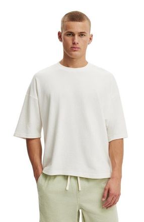 Cotton On Mens Cropped Fit T-Shirt in Vintage White Terry at Nordstrom, Size X-Large