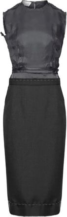 Maison Margiela Midi Kleedjes - Dames - Casual kleedjes - Grijs - S - Kleedjes