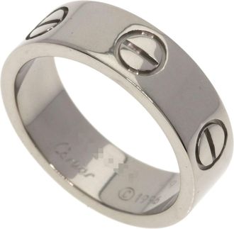 Cartier Love White Gold (18K) Band Ring (Pre-Owned)