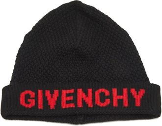 Givenchy Logo intarsia muts - Zwart