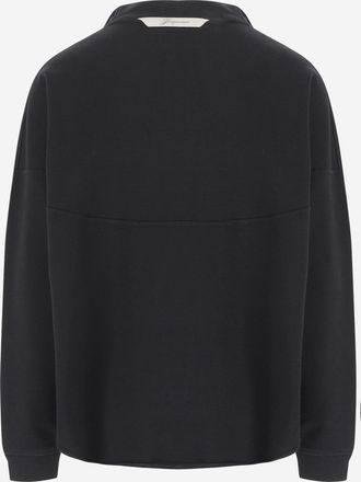 Jacquemus Mens Sweatshirt Rond Carr&eacute; Black Cotton Sweatshirts Sweater