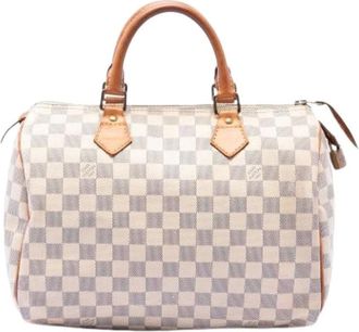 Louis Vuitton Pre-owned Handbags, female, White, Size: ONE SIZE Pre-owned Speedy 30 Handbag