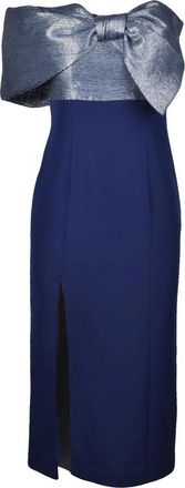 Carla Ruiz Longuette Sheath Dress - Blue