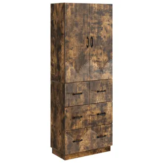 vidaXL Juego De Armarios 2 Uds. 66 X 34,5 X 87 Cm Madera De Ingenier&iacute;a Vidaxl