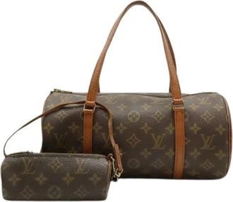 Louis Vuitton Pre-owned Handbags, female, Brown, Size: ONE SIZE Pre-owned Canvas Handbag