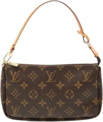 Louis Vuitton Pre-owned Shoulder Bags, female, Brown, Size: ONE SIZE Pre-owned Pochette Accessoires