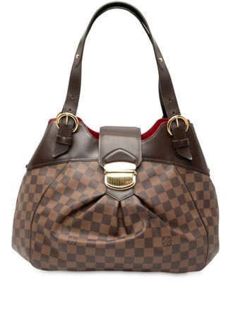 Louis Vuitton 2007-2025 Damier Ebene Sistina GM schoudertas - Bruin
