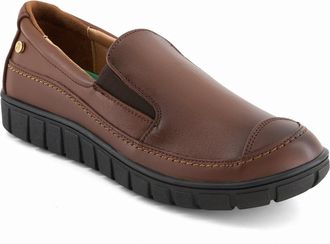 Andrea Womens Comfort Leather Loafers 90582