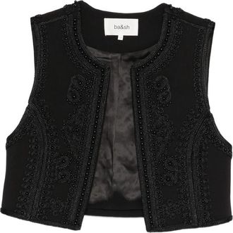 BA&SH Beaded Embellished Jacket