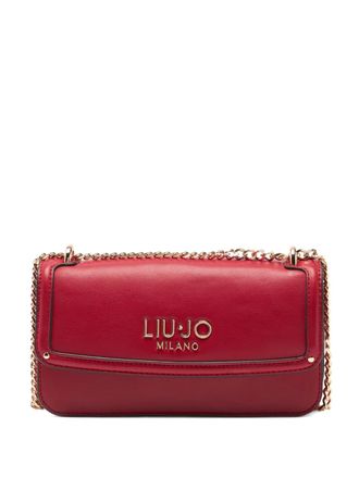 Liu Jo small logo lettering chain satchel - Red