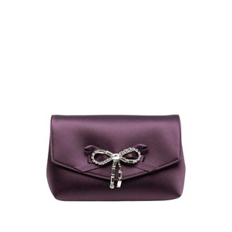 Jimmy Choo London Mini Bolso Soft Bow - Bags - Mujer - P&uacute;rpura - ONE SIZE