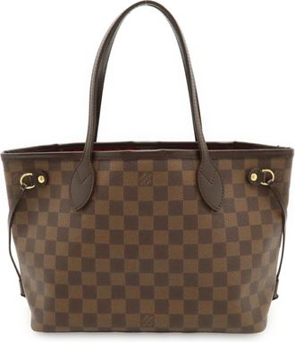 Louis Vuitton Brown Pvc Handbag Shoulder Bag Tote Bag (Pre-Owned)