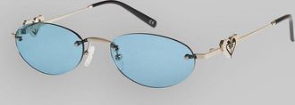 Roxy Laguna Shiny Silver Sonnenbrille grau