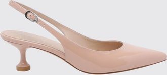 Stuart Weitzman D&eacute;collet&eacute; slingback in vernice con tacco a rocchetto