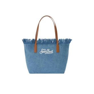 Saint Barth Tote Bags, female, Blue, Size: ONE SIZE City Bag