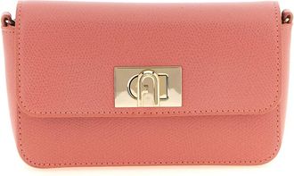 Furla 1927 Mini Crossbody Tas - Dames - Schoudertassen - Roze - ONE Size - Leer - Tassen