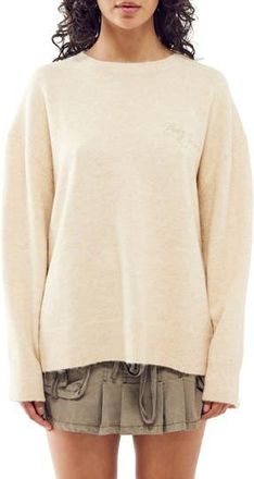 BDG Boyfriend Crewneck Sweatshirt in Ecru at Nordstrom Rack, Size X-Small