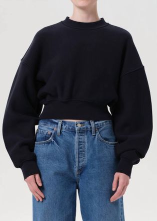 A Gold E Kit Cropped Sweater In Mirage