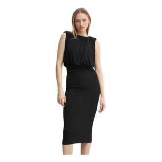 Day Birger Et Mikkelsen Virgine Jurk - Dames - Casual kleedjes - Zwart - M - Leer - Kleedjes