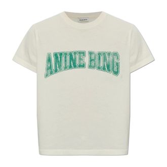 Anine Bing Mujer, Camisetas, Beige, Talla: M