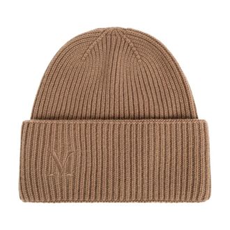 Max Mara Retina Kasjmier Muts - Dames - Accessoires - Bruin - Maat: ONE Size Kasjmier