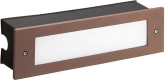 Leds - C4 Leds-c4 - Micenas - Outdoor led Recessed Wall Light Brown 29.8cm 1140lm 3000K IP65
