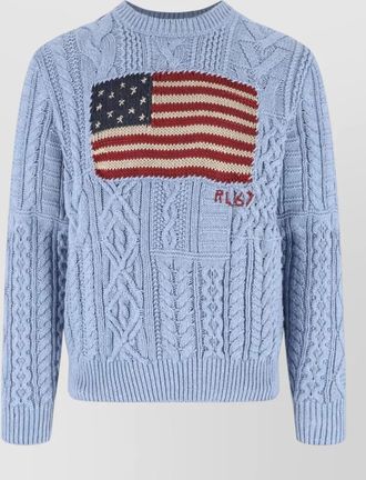 Polo Ralph Lauren crew neck sweater cable knit design